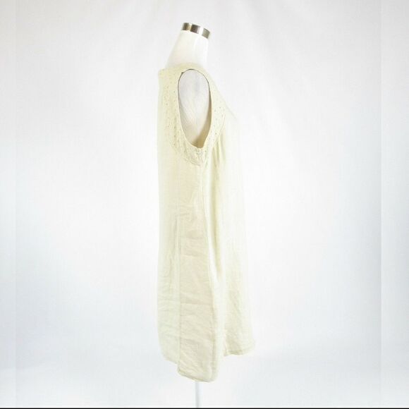 Piazza Del Tempio ivory shift dress L - Picture 5 of 8
